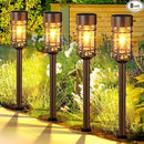 Solar Pathway Lights 8 Pack, Solar Lights Outdoor Waterproof IP65, Long-Lasting, Bright LED Outdoor Lighting Decor for Garden Yard Landscape Path by GreenHaven Gardens
