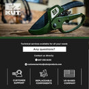 EZ Kut Heavy Duty Pruning Shears Green - with Ratcheting Action Great Garden Hand Tool Clippers Gardening pruners arthritis tools Ratcheting Anvil Hand Pruner Pruning Shears Heavy Duty Since 1988 by GreenHaven Gardens