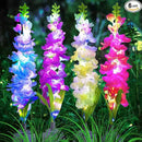 Solar Garden Lights, 6 Pack 20 LEDs Solar Delphinium Flowers Lights Gifts for Mom Grandma Women, Waterproof Solar Outdoor Lights Two Lighting Modes for Wedding Garden Yard Patio Decor by GreenHaven Gardens