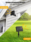 Solar Meteor Shower Lights 20 Tubes 16 Inch 720 LED Solar Christmas Lights Outdoor Waterproof, Snow Cascading String Lights for Outside Christmas Halloween House Tree Decoration, Warm White by GreenHaven Gardens