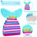 WERNNSAI Mermaid Piñata - Mermaid Party Games Decorations Mermaid Tail Piñata with Blindfold and Bat for Girls Kids Under the Sea Themed Birthday Party Supplies (12.5" x 16.5" x 3") by TinyTreasures Baby Boutique
