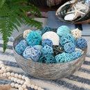 ANDALUCA Decorative Balls Bag Bowl Filler Home Decor (Turqouise Blue) by CozyNest Decor