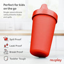 Re-Play Sippy Cups for Toddlers - 10 Oz. Reusable Spill Proof Cups for Kids, Dishwasher/Microwave Safe - Made in USA - Set of 3-3.13" x 6.25" - Patriotic by TinyTreasures Baby Boutique