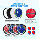 Toss and Catch Ball Set - Ultra Soft & Safe Toddler Baseball Gloves Designed for Pain-Free - Kids Games Toys Indoor Outdoor - Great for Yard Beach Pool - Gift for Boys Girls 2-4 5-7 8-10 Years by TinyTreasures Baby Boutique