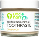 Uncle Harry's Pack of 2 Cinnamon Remineralizing Toothpaste | Natural Whitening Tooth Paste Freshens Breath & Promotes Enamel | Vegan Fluoride Free Toothpaste (2 Pack of 3oz Jars) by CozyNest Decor
