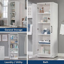 Sauder HomePlus Storage Cabinet/ Pantry cabinets, Soft White finish by CozyNest Decor