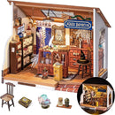 Rolife DIY Miniature House Kit Magic House, Tiny House Kit for Adult to Build, Mini House Making Kit with Furniture, Halloween for Family and Friend (Kiki's Magic Emporium) by TinyTreasures Baby Boutique