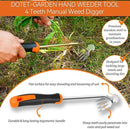 Weed Puller Tool, 2025 New Durable Garden Weed Pulling Tool, Portable Garden Weeder Tool for Vegetable Gardening Backyard Farm Planting & Weeding(Orange) by GreenHaven Gardens