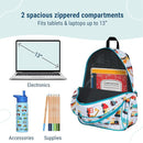 Wildkin 15-inch Kids Backpack – Durable, Padded, Adjustable for School & Travel - Modern Construction by TinyTreasures Baby Boutique