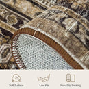 Lofus 5x7 Area Rug for Living Room,Brow Washable Area Rugs with Non-Slip Backing,Soft Neutral Carpets for Bedroom Dining Room Home Office Indoor Nursery by TinyTreasures Baby Boutique