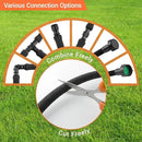 MAMIZO Soaker Hose Kit 100 ft 1/2", Solid Brass Connectors Rubber Longer Lasting, Heavy Duty Drip Hose to Save 70% Water, Soaker Hose for Garden, Lawn and Yard by GreenHaven Gardens