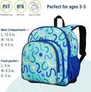 Wildkin 12-inch Kids Backpack – Padded, Adjustable, Ideal for Daycare & Travel (Confetti Blue) by TinyTreasures Baby Boutique