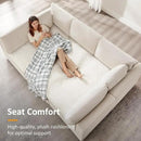 Modular Sectional Sofa, Convertible Sofa Couch Modular Sofa with Ottoman, Sectional Sofas for Living Room Small Apartments by CozyNest Decor