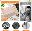 4Pcs Large Cotton Mesh Laundry Bags for Delicates,Breathable Mesh Garment Bag for Washing Machine,Travel Wash Bags with Zipper for Bras,Underwear,Socks,Clothes,Laundry Dorm Room Essentials(XL) by TinyTreasures Baby Boutique