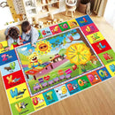 ABC Rug for Kids Room, ABC Mats for Floor Toddlers, Alphabet Play Mat Elementary Preschool Kid's Rugs wtih ABC, Numbers, Animals - (78.7x59 Inches) by TinyTreasures Baby Boutique