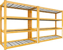 REIBII 40" W Garage Shelving 2240 LBS Storage Shelves Adjustable Heavy Duty Shelving 4 Tier Metal Shelves for Storage 59.5"H Metal Shelf for Pantry Basement Warehouse 40"W × 19.5"D × 59.5"H, 2 Pack by GreenHaven Gardens