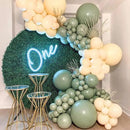 130pcs Sage Green Balloons Different Sizes 18" 12" 10" 5" Olive Green Balloons for Birthday Graduation Baby Shower Wedding Anniversary New Year Party Decorations by CozyNest Decor