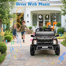 24V Ride on Car Licensed Ford F-150 Raptor, Kids Electric Car with Remote Control, LED Light/Music/MP3, Truck Bed Storage, 3-Point Seat Belt (24V, Black) by TinyTreasures Baby Boutique