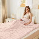 Pink Fluffy Blanket for Couch Living Room Faux Fur 50x60 Fuzzy Throw Blanket for Bed Soft Furry Bed Cozy Comforter Home Decor Gifts 860 GSM by CozyNest Decor