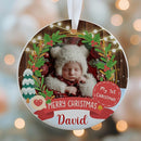 Personalized Baby First Christmas Ornament 2025 - Custom Ornament for New Babies, Boys, Girls - Sweet New Parents Keepsake - Christmas, Birthday Gift for Couples, Family, Welcoming Newborn by TinyTreasures Baby Boutique