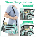 Accmor Universal Stroller Organizer with Insulated Cup Holder Detachable Phone Bag and Shoulder Strap,Stroller Bag Caddy Organizer Fits for Uppababy, Baby Jogger, Britax Strollers by TinyTreasures Baby Boutique