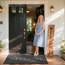 Yimobra Welcome Mat Outdoor Indoor, All-Season Waterproof Front Door Mat Outside Entrance, All-Weather Heavy Duty Non-Slip Doormat, Low Profile Porch Patio Entrance Mats, 60x36, Dark Grey by CozyNest Decor
