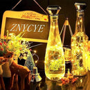 ZNYCYE Solar Wine Bottle Lights Outdoor, Cork Lights for Wine Bottles Waterproof, Perfet for Wedding Party Garden Patio Pathway Decor, Suitable for Most Wine Bottle Mouths-Warm White (8 Pack) by CozyNest Decor