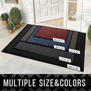 Yimobra Front Door Mat Outdoor Indoor72x24, All-Season, All-Weather, Heavy Duty Welcome Door Mats Outside Entrance, Non Slip Porch Patio Entrance Mat, Coffee by CozyNest Decor