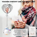 Memorial Gifts for Loss of Loved One, Sympathy Gifts Personalized Memorial Picture Frame Ornament - SunCatcher Crystal Ball, Rainbow Bereavement Gift Ideas for Loss of Mom, Dad, Friend by GreenHaven Gardens