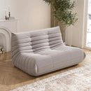 Bean Bag Chair for Adults, Oversized Loveseat Fireside Chair Comfy Lazy Floor Sofa, 2 Seater Lazy Sofa Couch Memory Foam Bean Bag for Living Room, Bedroom Apartment Office (Grey) by CozyNest Decor