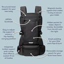 Colugo Baby Carrier - Baby Carrier Newborn to Toddler, Toddler Carrier, Adjustable, Lightweight, Breathable Carrier for Newborn to 33 Pounds (Olive) by TinyTreasures Baby Boutique