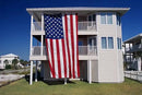 Homissor American Flag 10x19 Ft US Flags - USA Large United State Flag Heavy Duty Outdoor Embroidered Stars for All Weather High Wind Sewn Stripes With 5 Brass Grommets by GreenHaven Gardens