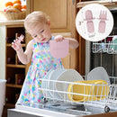 Silicone Foldable Novelty Dinner Plates,Baby Plates Travel Essential with Forks and Spoons,Microwave & Dishwasher Safe,Sage by TinyTreasures Baby Boutique