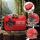 152 PCS Waterproof First Aid Kit, Portable Small Boat Dry Bag Bug Out Bags, Emergency Medical Kit Ideal for Boating, Camping, Fishing, Kayaking, Floating, Red by TinyTreasures Baby Boutique