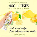 Clean-n-Fresh Toilet Spray, 6.8 Fl.oz Poo Spray | Up to 400+ Uses, 100% Natural Plant Essential Oil Citrus Scent, Bathroom Deodorizer