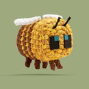 The Woobles Minecraft Crochet Kit – Beginner Crochet Kit for Adults & Kids, Easy Knitting Kit with Woobles Yarn, DIY Crafts, Crochet Animals, Minecraft Toys, Gift for Gamers & Crafters (Bee) by TinyTreasures Baby Boutique