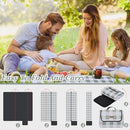 Extra Large Picnic Blanket 80''x 80'' Waterproof Foldable Picnic Mat for Beach, 5-Layer Outdoor Blanket for 6 to 8 Adults,Camping Grass Lawn Park Accessories Couple Park Wedding Registry(Green) by TinyTreasures Baby Boutique