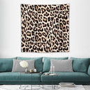 HZOHNAGO Leopard Print Tapestry Rustic Brown Leopard Wild Animal Printed Wall Tapestry Painting Wall Hanging for Bedroom Living Room Dorm 60" W x 60" H by CozyNest Decor
