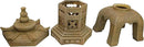 Design Toscano SS8577 Sacred Pagoda Lantern Asian Decor Garden Statue, Large, Gothic Stone
