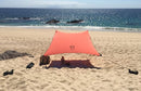 Neso Tents Beach Tent with Sand Anchor, Portable Canopy Sun Shelter, 7 x 7ft - Patented Reinforced Corners - Coral by TinyTreasures Baby Boutique