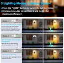 Aqonsie Solar Barn Lights Outdoor with 3 Lighting Modes & Motion Sensor, Attractive Solar Wall Lights Outdoor, Waterproof Outdoor Solar Light for Chicken coop, Barn, Shed, Garden, Porch, Yard, 2 Pack by GreenHaven Gardens