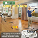 Multi-Surface Portable Steam Cleaner with 11Pcs Accessories, Chemical-Free Pressurized Steamer for Cleaning, Hand Held Steamer for Car, Furniture, Floor, Tile Grout and Home Use by CozyNest Decor