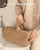 Fantasticlean Microfiber Cleaning Cloth Roll -75 Pack, Tear Away Microfiber Towels, 12" x 12", Reusable, Washable, Scratch Free, Ultra Absorbent Dish Rags for Car, Home, Garage or Shop (TAN) by CozyNest Decor