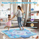 Dance Mat for 3-12 Year Old Girls, Frozen Toys Electronic Dance Pad with 8 Button & Wireless Bluetooth, Music Game Birthday for Kids Ages 3 4 5 6 7 8 9 10+ by TinyTreasures Baby Boutique