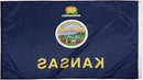 FlagSource Kansas Nylon State Flag, Made in the USA, 4x6' by GreenHaven Gardens