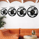 24inches/60cm Large Wall Clocks Battery Powered No Ticking Silent Round Black Modern Unique Metal Wall Clocks Suitable Living Room Kitchen Bedroom Fireplace Office Farmhouse。