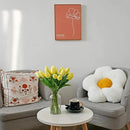 Mandy's Artificial Tulips 20 Stems Light Yellow PU Faux Flowers for Wedding Home Decor 13.5 Inch by CozyNest Decor