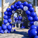 JOYIN 150 Pcs Royal Blue Balloons, Different Sizes 18 12 10 5 Inch Royal Blue Latex Balloon Arch Kit with Instruction for Birthday Party Graduation Wedding Holiday Decoration by TinyTreasures Baby Boutique