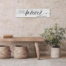 Funny Wood Sign You Will Forever Be My Always Everywhere Rustic Wooden Hanging Sign Home Farmhouse Kitchen Wall Decor 16 x 6 Inch by CozyNest Decor