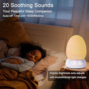 Upgraded Dinosaur Egg Alarm Clock/Digital Clock/Night Light/Music & White Noise Aid Sleep Machine/Bluetooth Speaker, Decor Ideal & Unique Lamp for Bedroom/Living Room, Gifts for Kids by TinyTreasures Baby Boutique